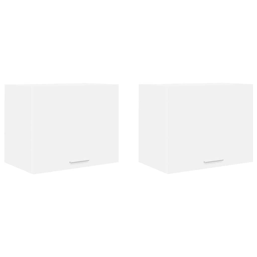 Hanging Cabinet with Shelf Riga 2 pcs White 50 x 31 x 40 cm